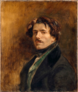 Eugène Delacroix, Self Portrait, 1837 © Musée du Louvre